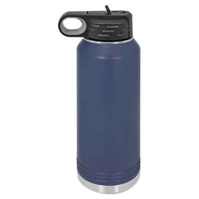 Saline Boys Volleyball 32oz Blue Water Bottle